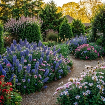 Colorful landscaping